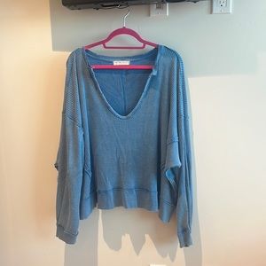 Free people buttercup thermal sweater